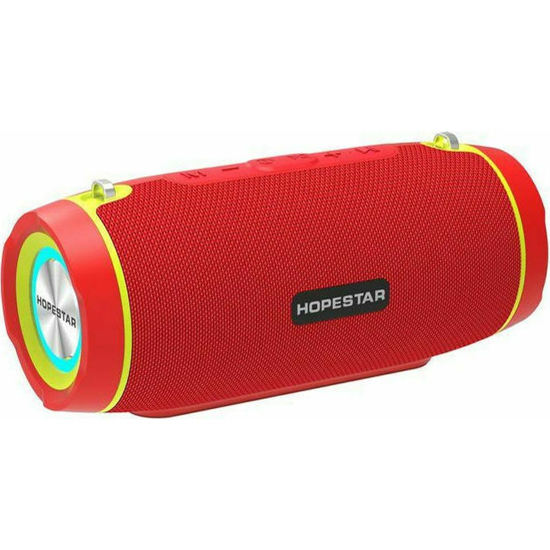 Hopestar H45 Party Ηχείο Bluetooth 10W με Ραδιόφωνο και Διάρκεια Μπαταρίας έως 4 ώρες Κόκκινο