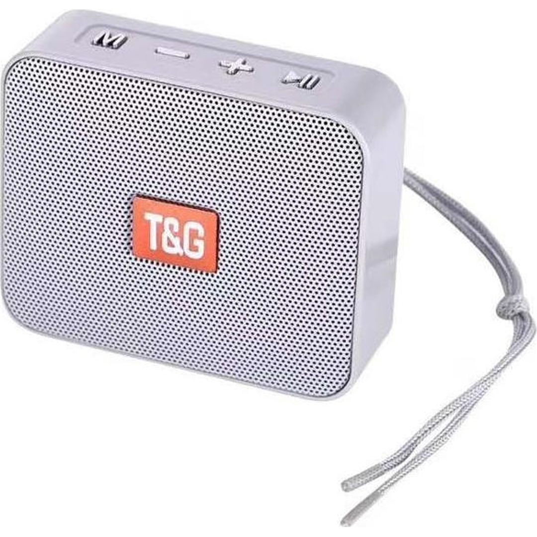 T&G TG-166 Ηχείο Bluetooth 5W με Διάρκεια Μπαταρίας έως 2 ώρες Γκρι