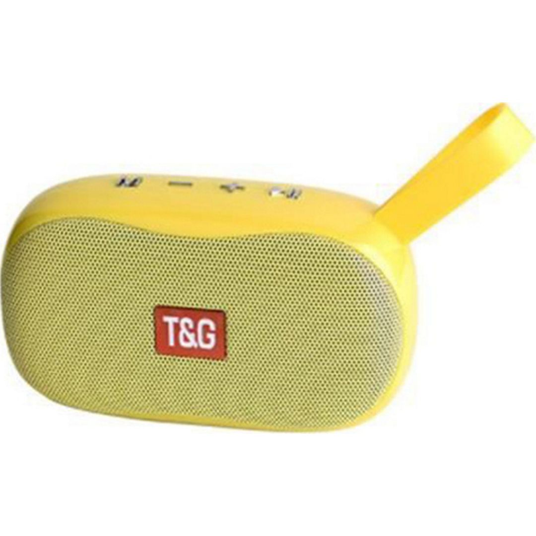 T&G TG-173 Ηχείο Bluetooth 5W με Ραδιόφωνο και Διάρκεια Μπαταρίας έως 6 ώρες Κίτρινο