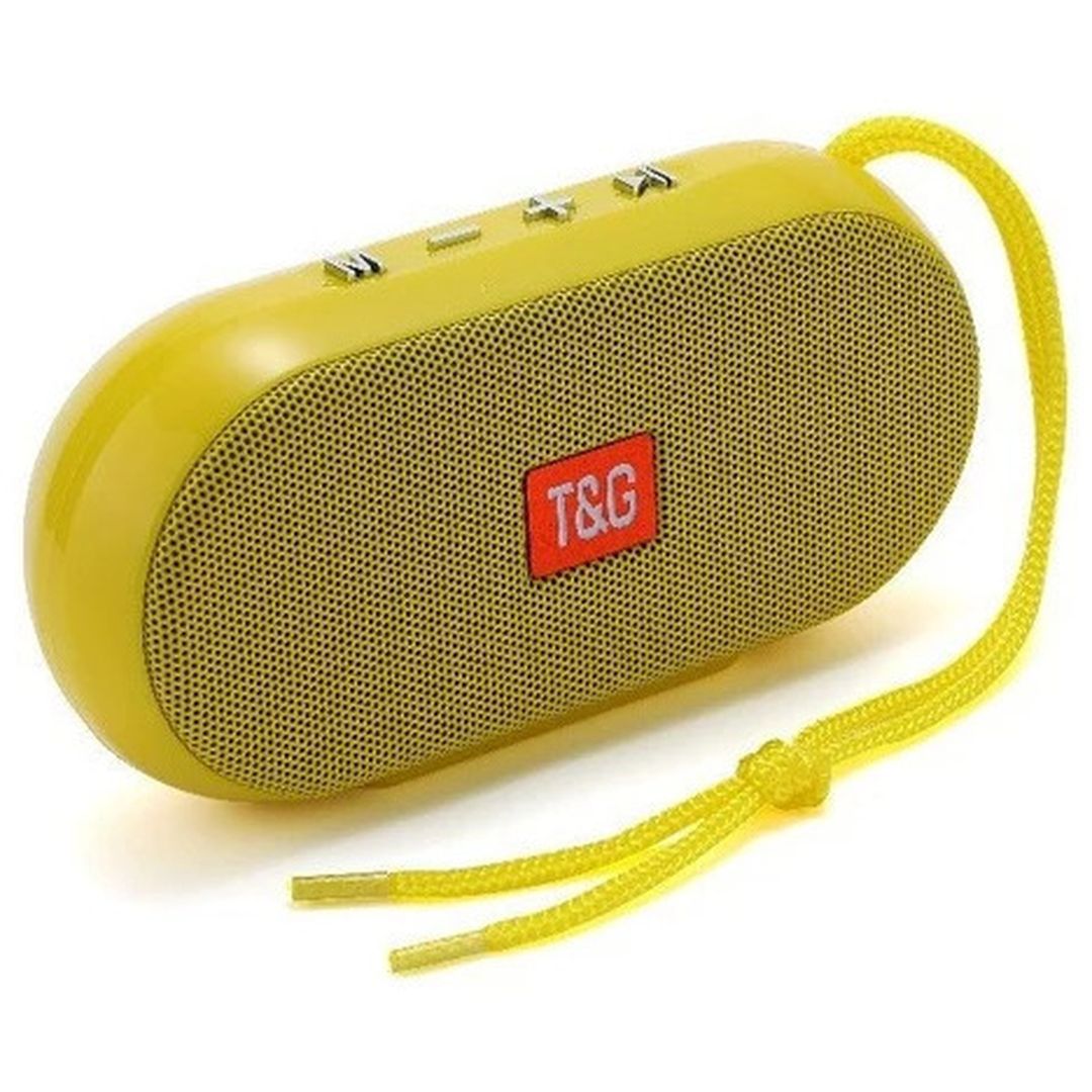 T&G TG-179 Ηχείο Bluetooth 5W με Ραδιόφωνο και Διάρκεια Μπαταρίας έως 4 ώρες Κίτρινο