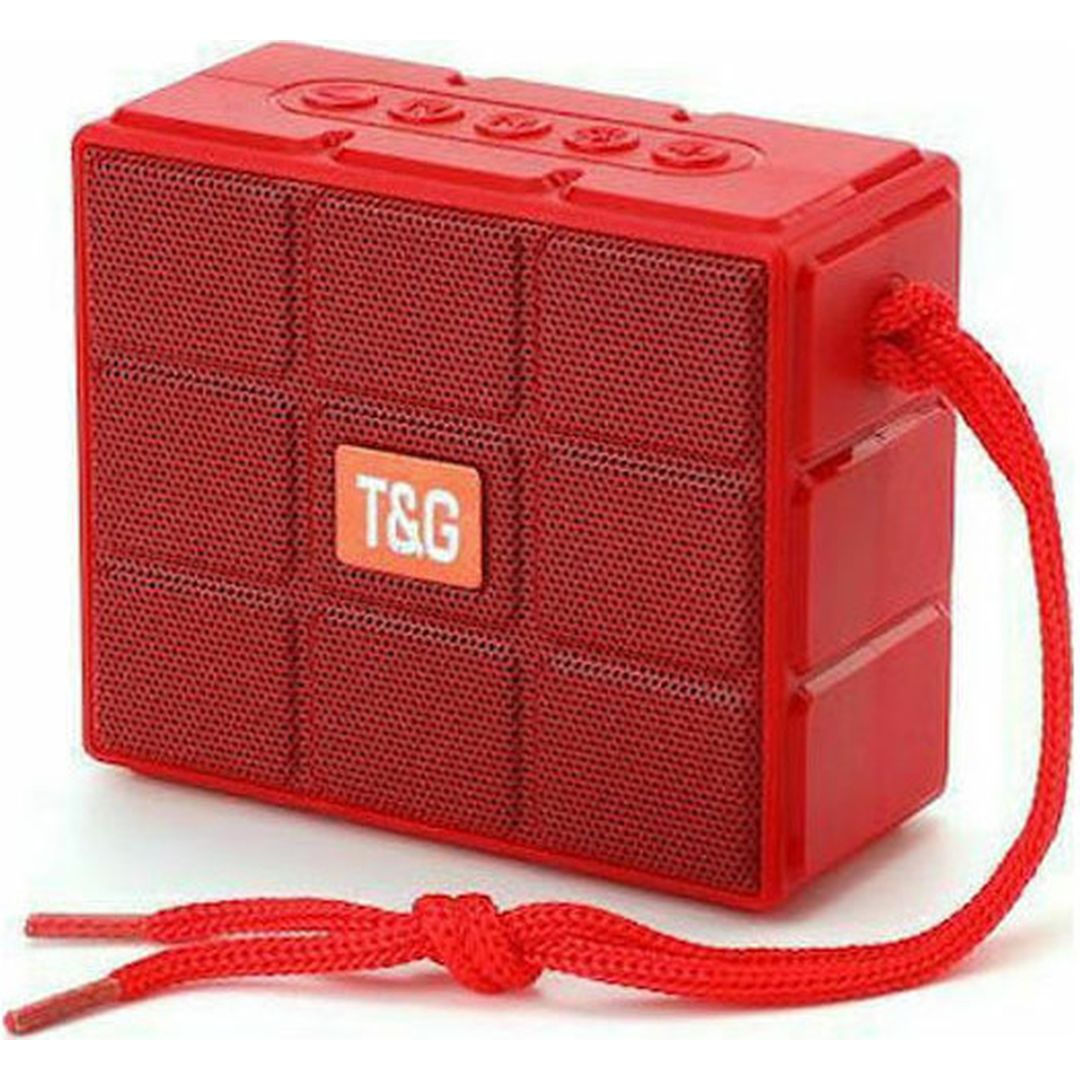 T&G TG-311 Ηχείο Bluetooth 5W με Διάρκεια Μπαταρίας έως 4 ώρες Κόκκινο