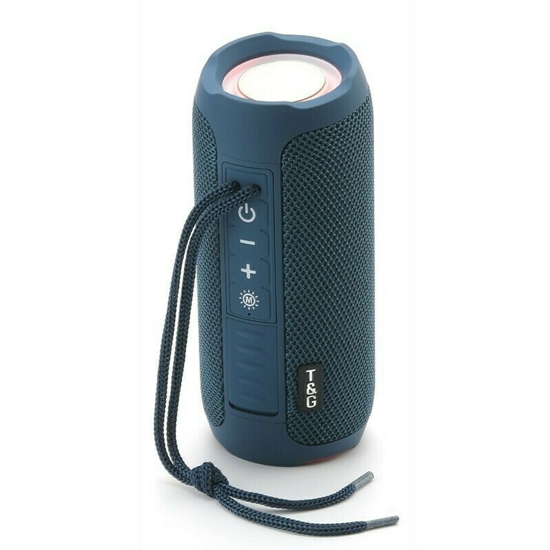 T&G TG227 Ηχείο Bluetooth 10W με Ραδιόφωνο Μπλε