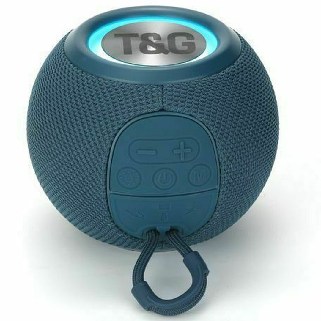 T&G TG-337 Ηχείο Bluetooth 5W με Ραδιόφωνο και Διάρκεια Μπαταρίας έως 3 ώρες Μπλε