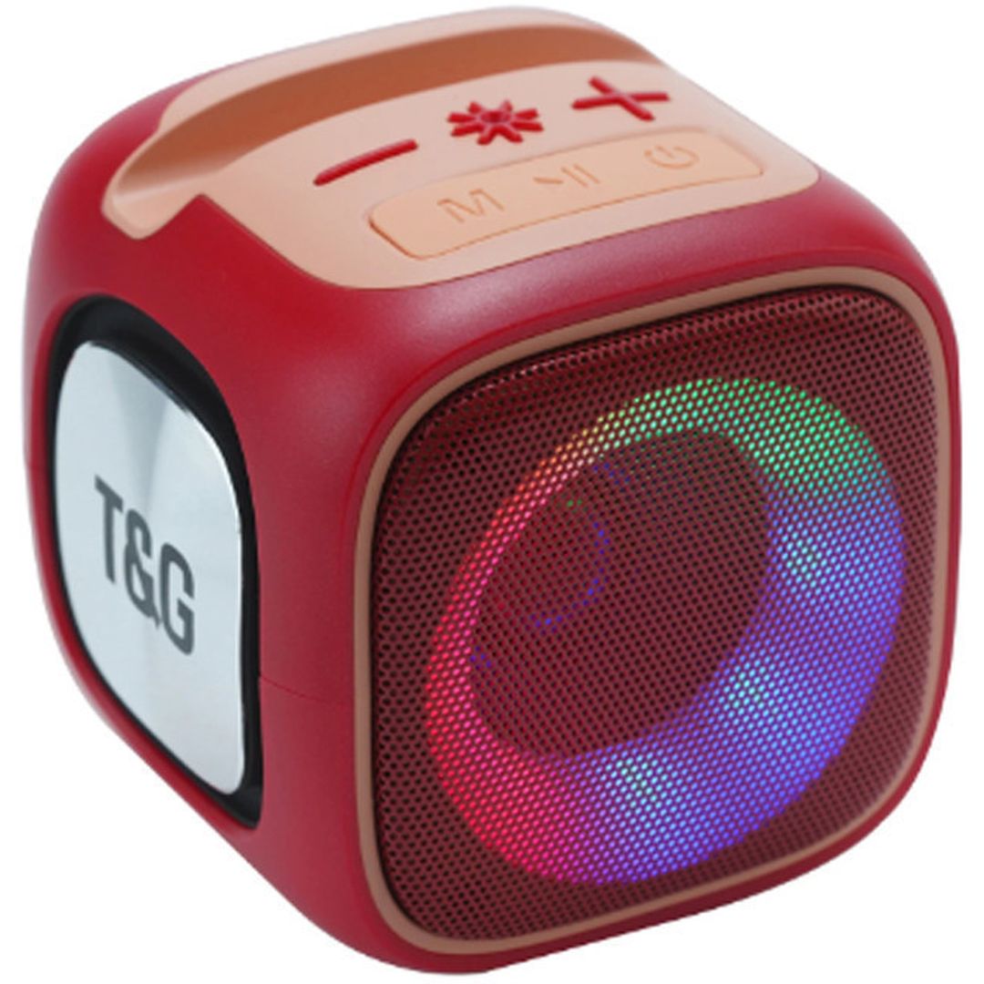 T&G TG-359 Ηχείο Bluetooth 7W με Ραδιόφωνο Κόκκινο