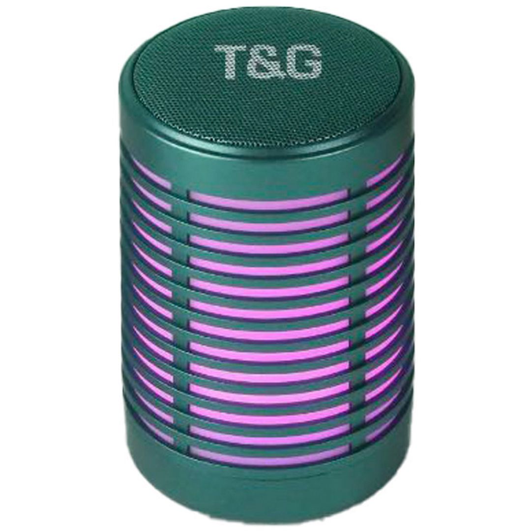 T&G TG-371 Ηχείο Bluetooth 5W με Ραδιόφωνο και Διάρκεια Μπαταρίας έως 2 ώρες Πράσινο