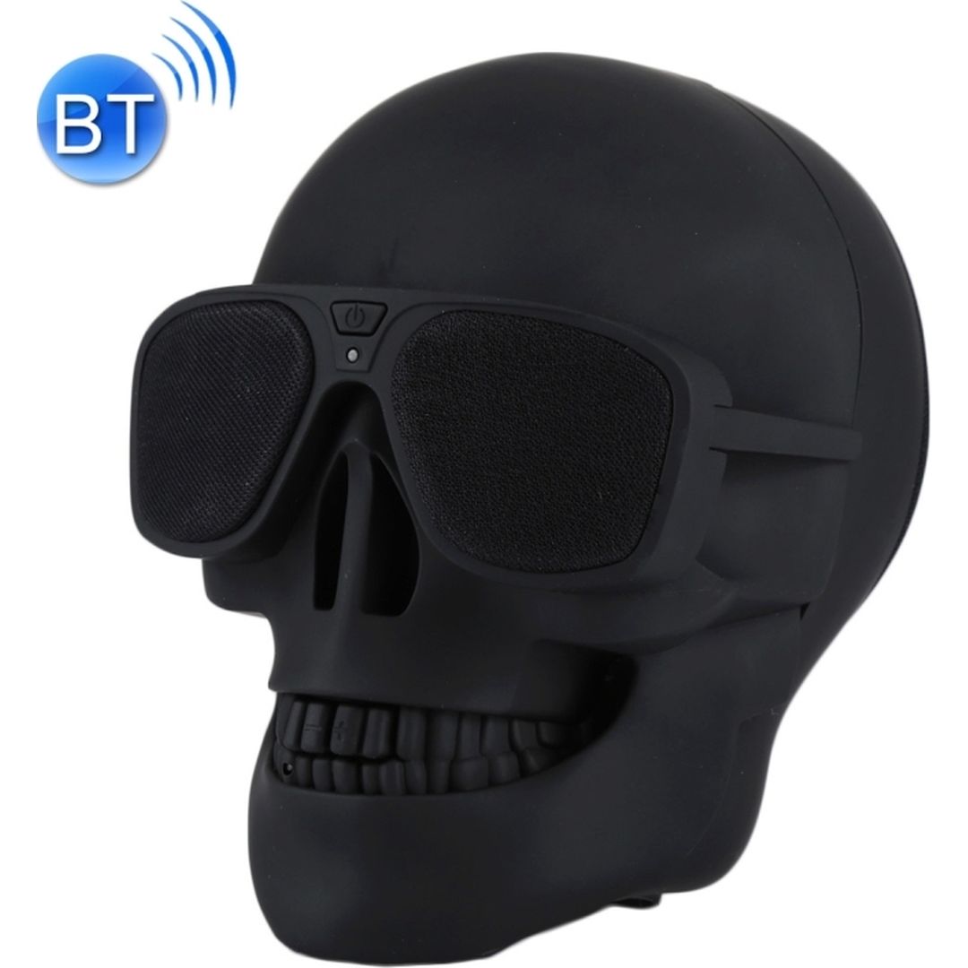 Sunglasses Skull Head Ηχείο Bluetooth Μαύρο