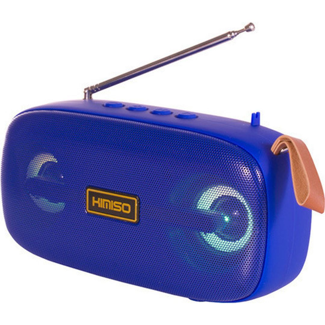 Kimiso KMS-305 Ηχείο Bluetooth 10W με Ραδιόφωνο και Διάρκεια Μπαταρίας έως 4 ώρες Μπλε