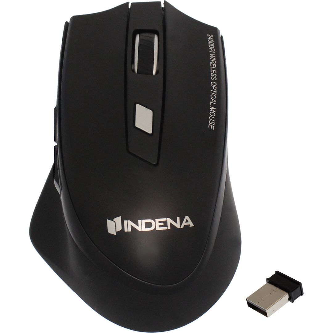 Indena G-530 Ασύρματο Ποντίκι Μαύρο