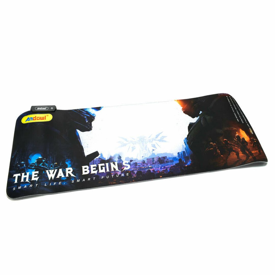 Andowl The War Begins Gaming Mouse Pad XXL 800mm με RGB Φωτισμό