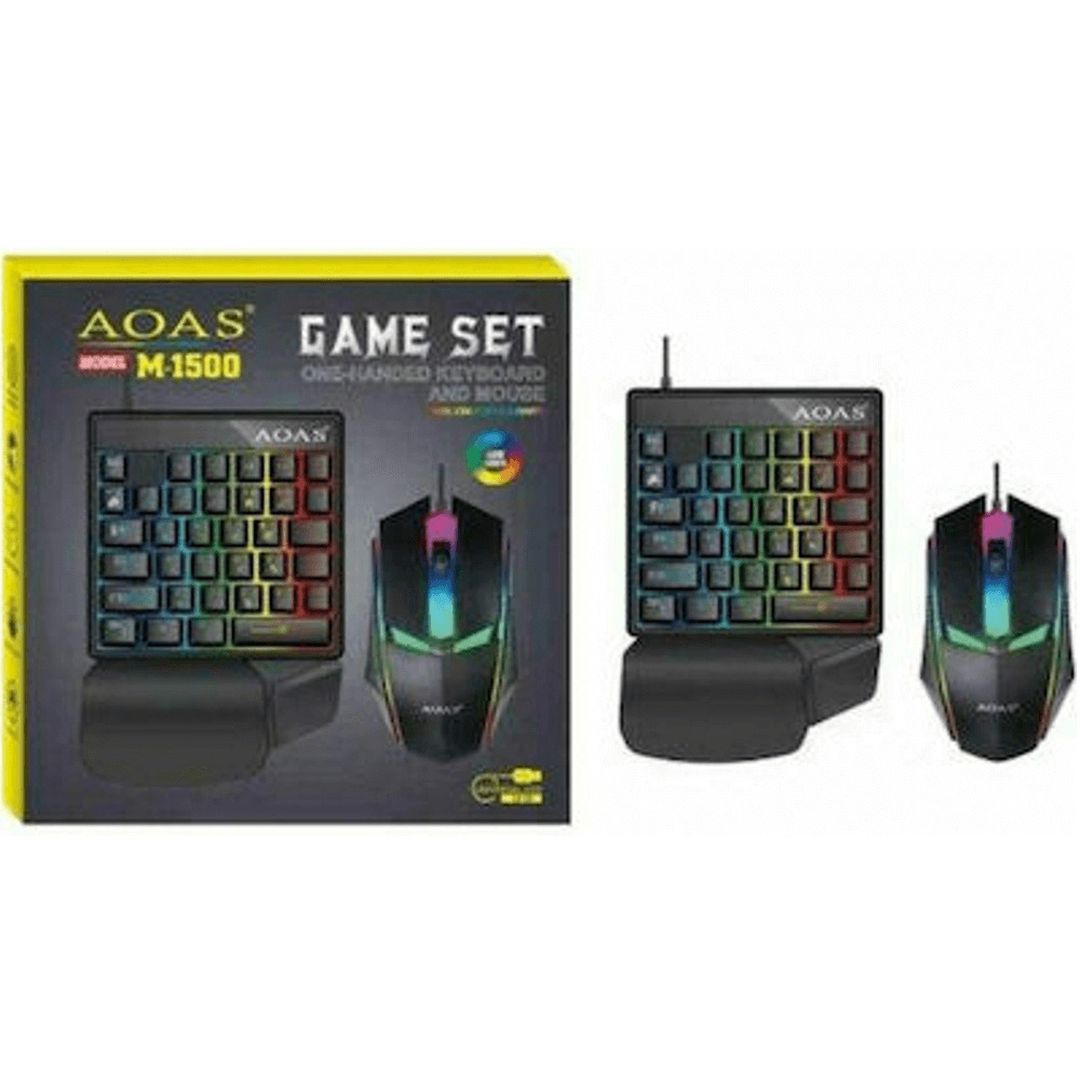 M1500 Gaming KeyPad με διακόπτες και RGB φωτισμό & Ποντίκι