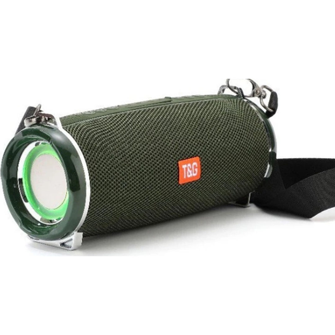 Ηχείο Bluetooth 20W με ραδιόφωνο T&G TG-192 σε πράσινο χρώμα