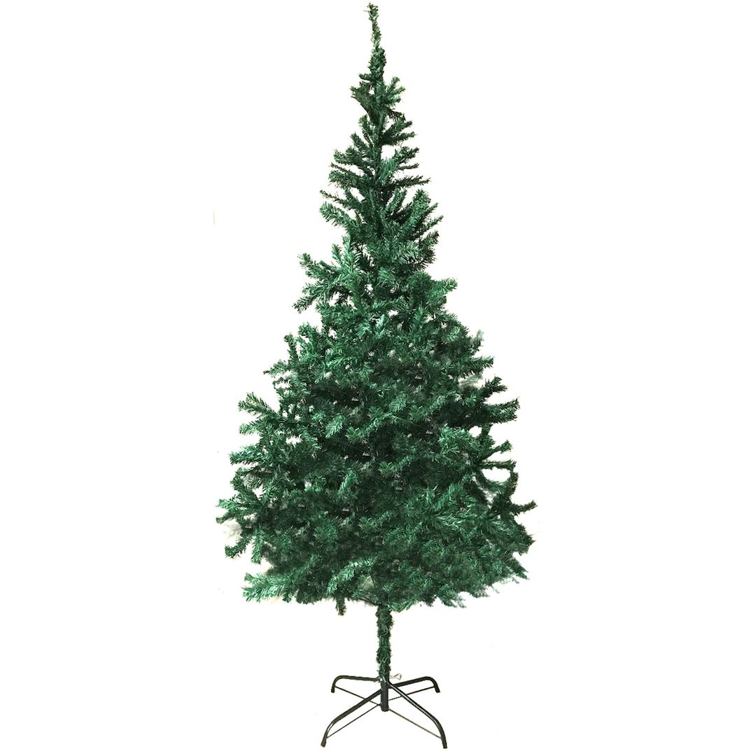 Χριστουγεννιάτικο Δέντρο Πράσινο 210εκ με Μεταλλική Βάση 02-KST20-750
