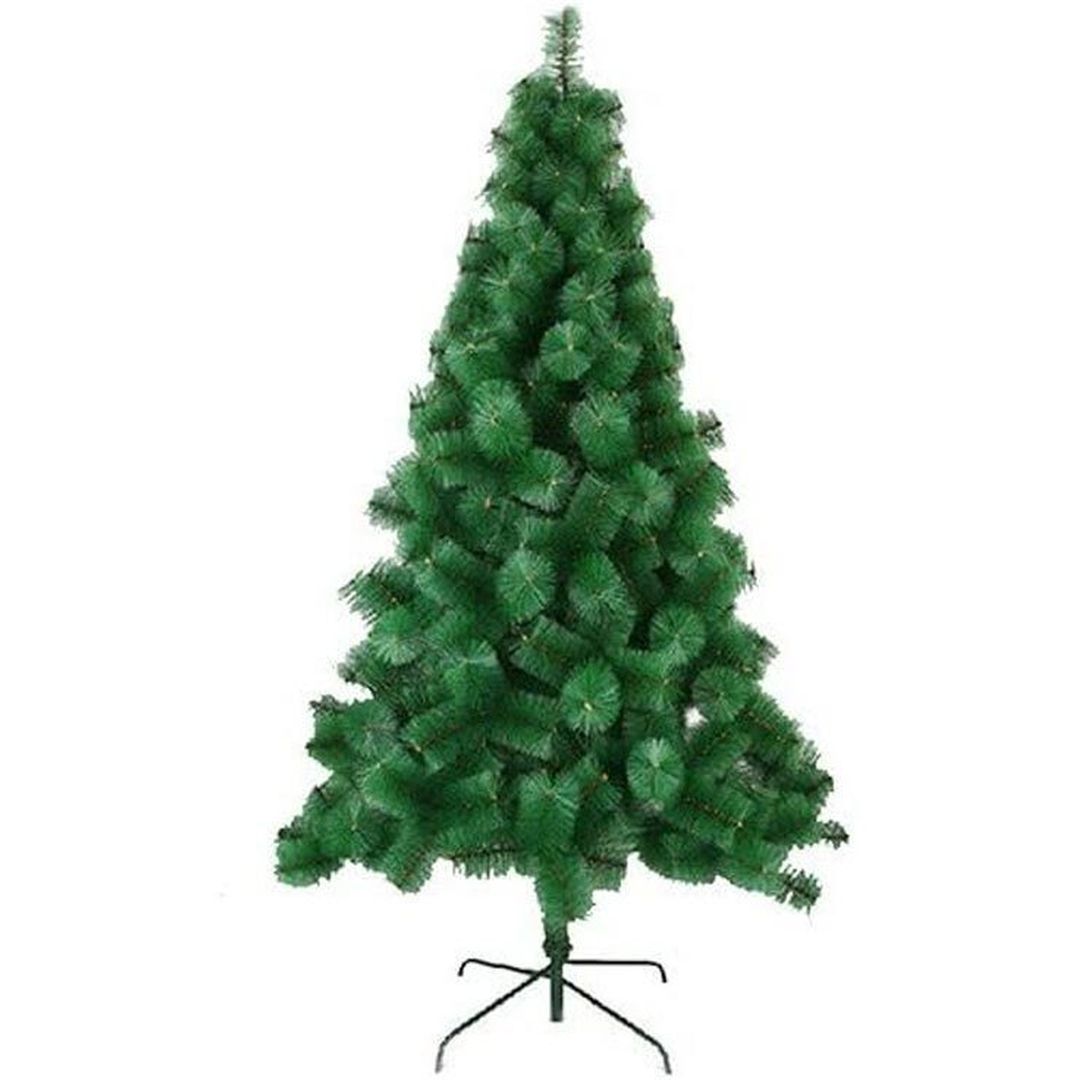 Χριστουγεννιάτικο Δέντρο Πεύκο με Βελόνες Πράσινο 210εκ με Μεταλλική Βάση AT00010767