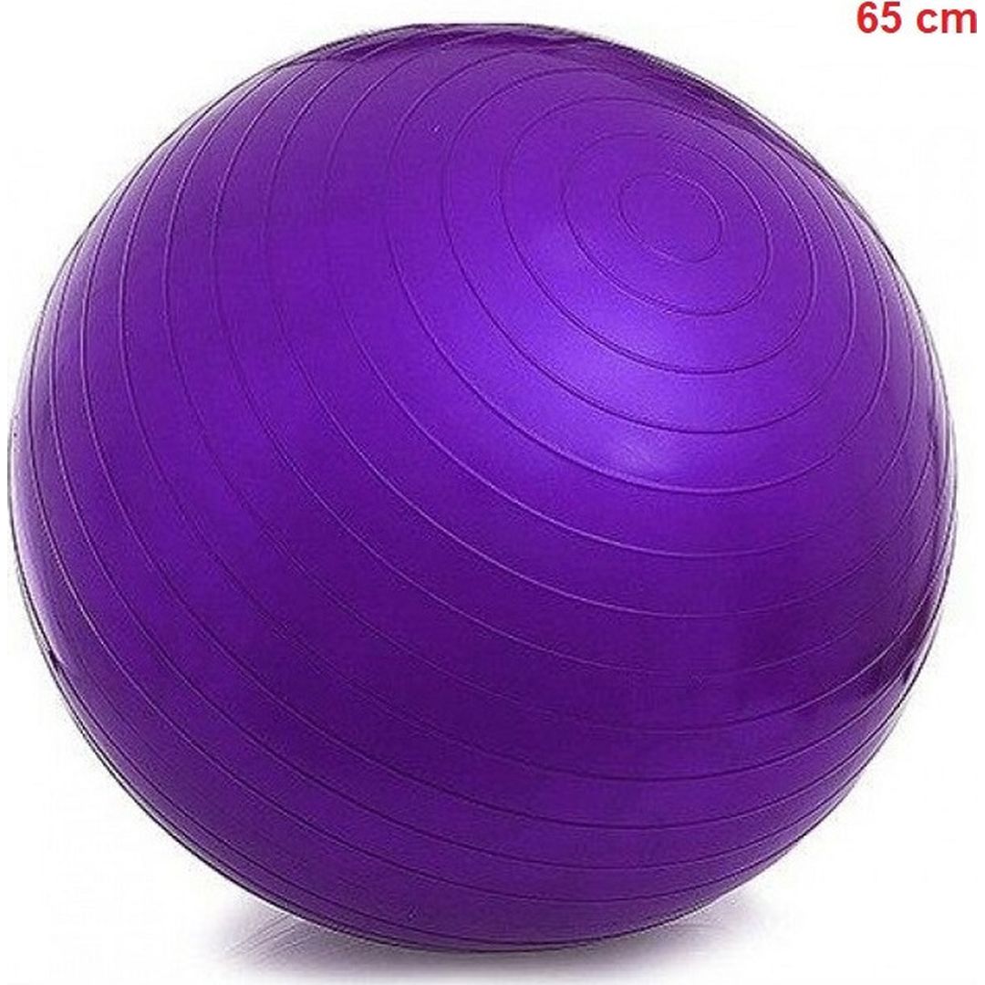 26164 Μπάλα Pilates 65cm σε μωβ χρώμα