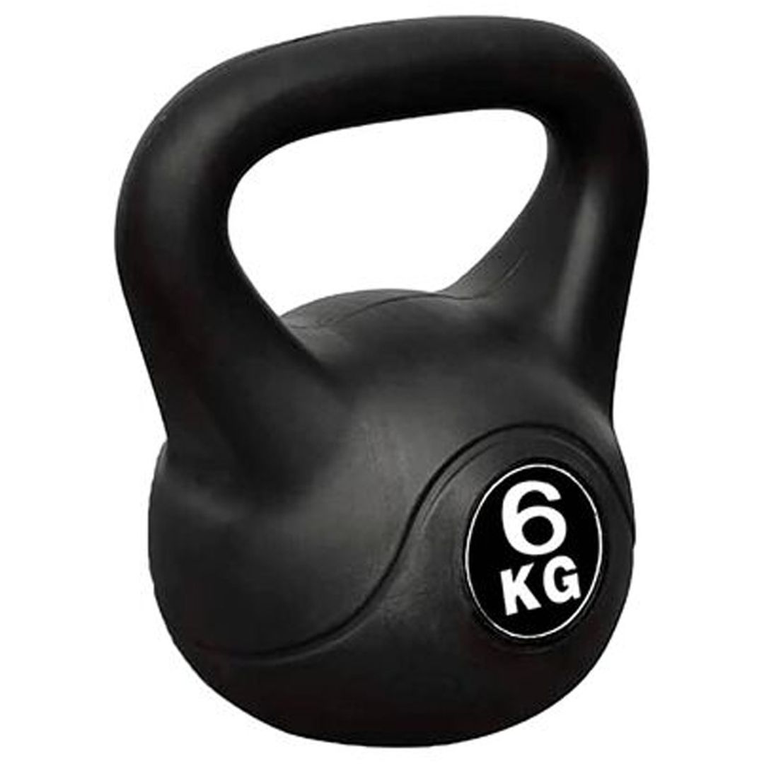 Kettlebell από PVC 6kg 25566-32 Μαύρο