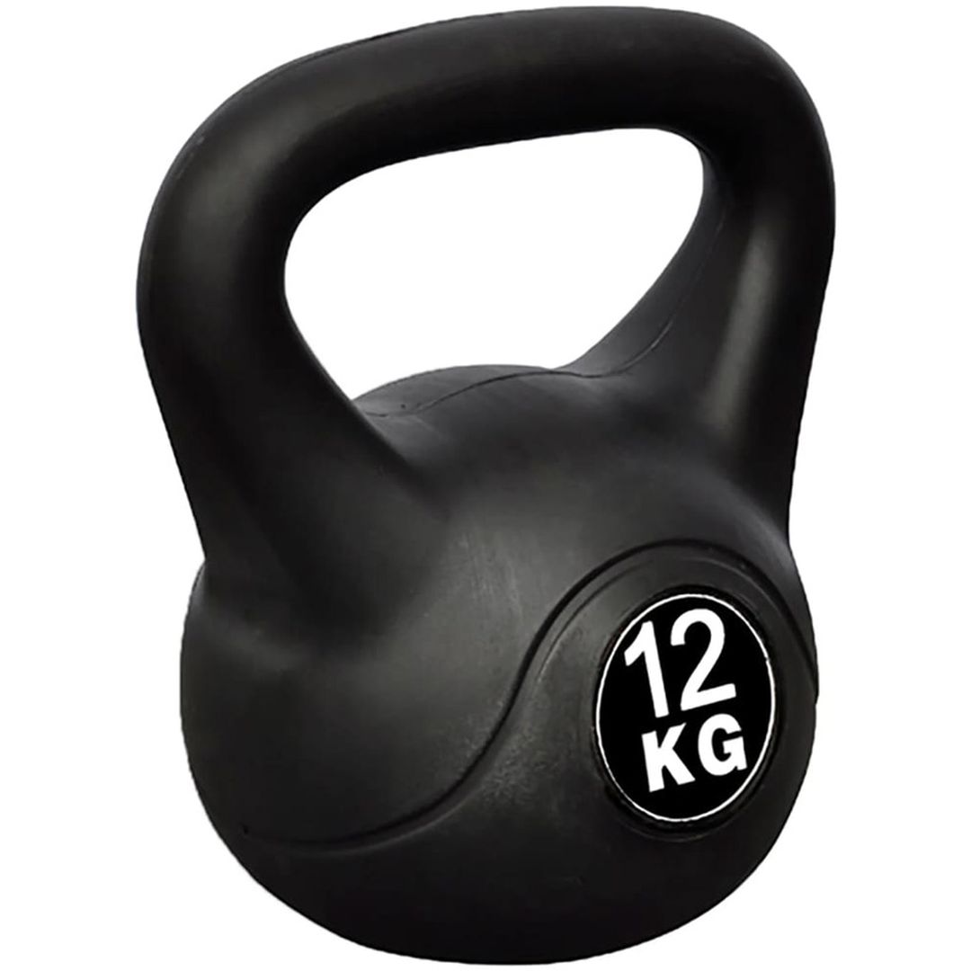Kettlebell από PVC 12kg 25566-35 Μαύρο