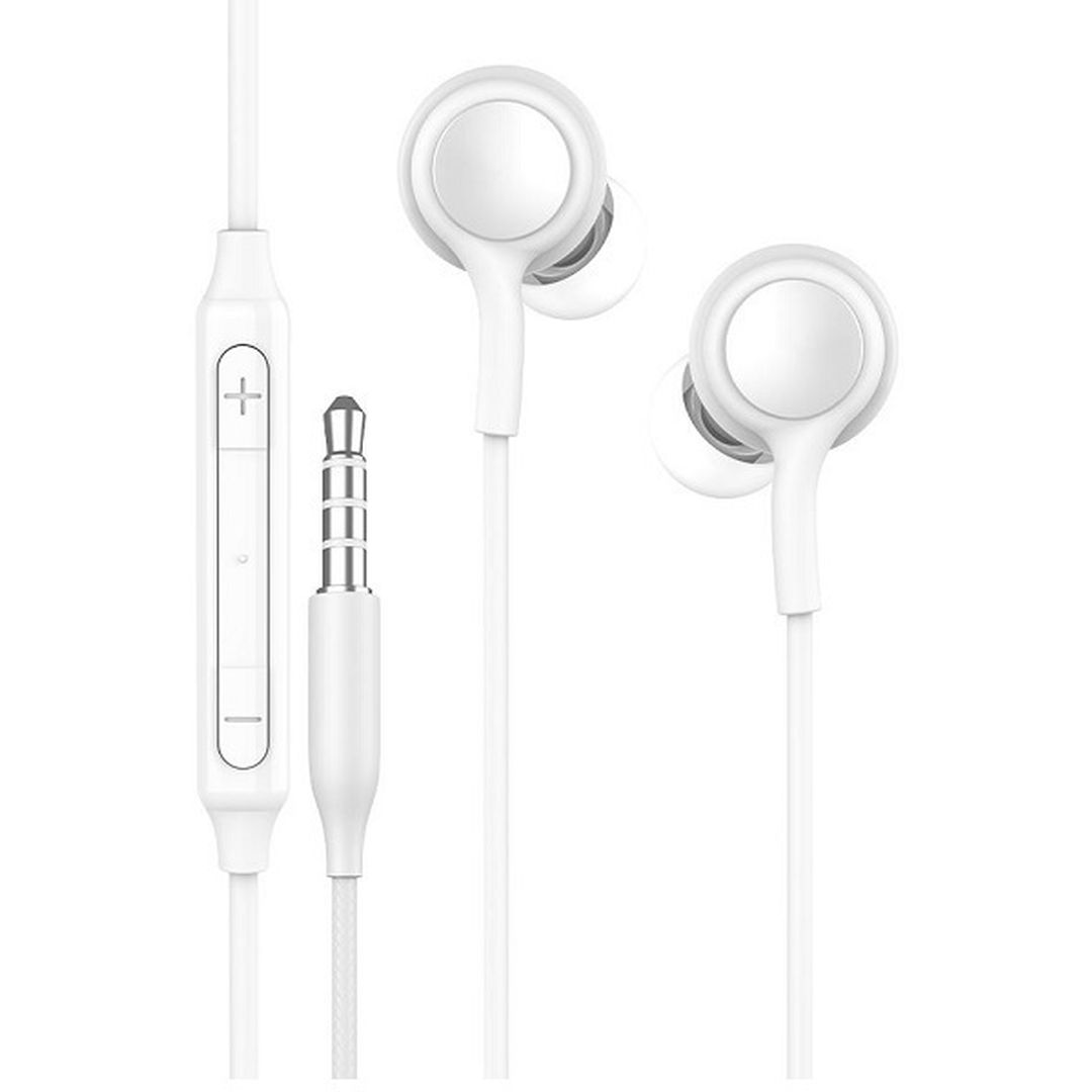 Newtop CF03 In-ear Handsfree με Βύσμα 3.5mm Λευκό