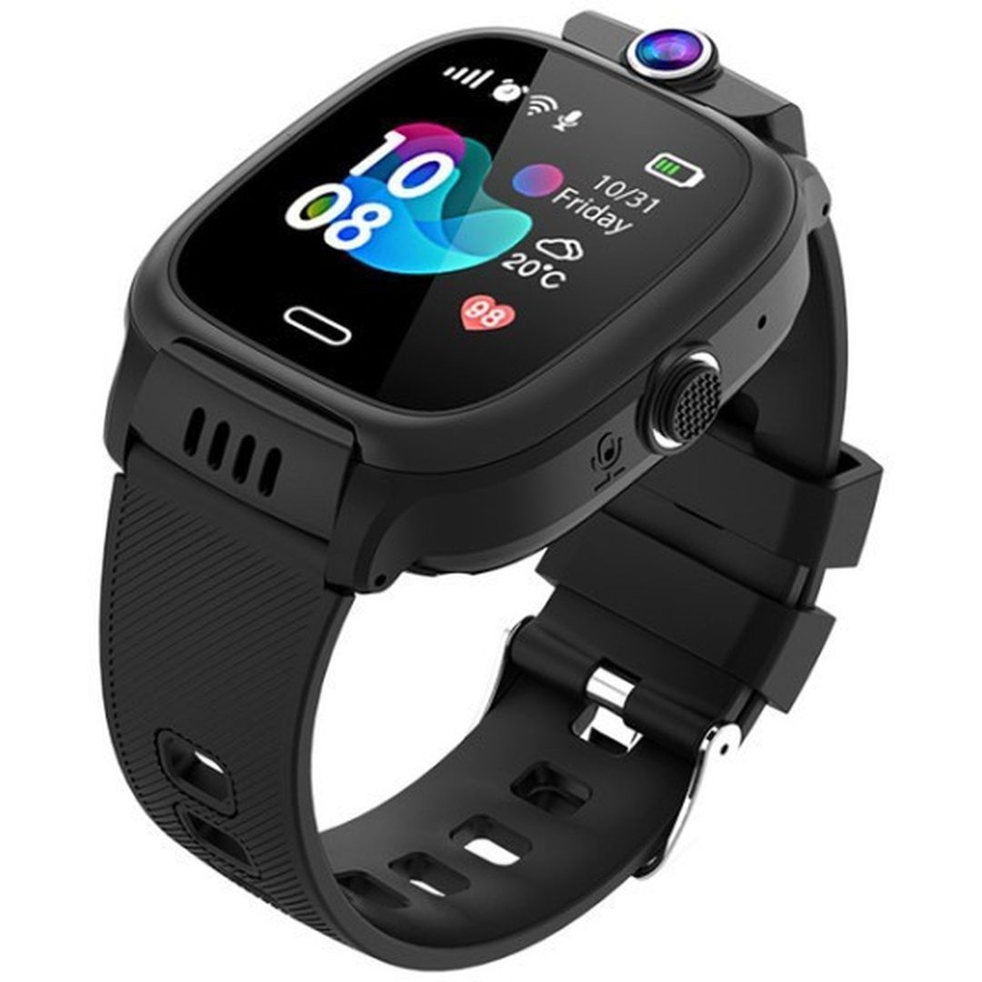 Y31 Παιδικό Smartwatch με GPS και Καουτσούκ/Πλαστικό Λουράκι Μαύρο