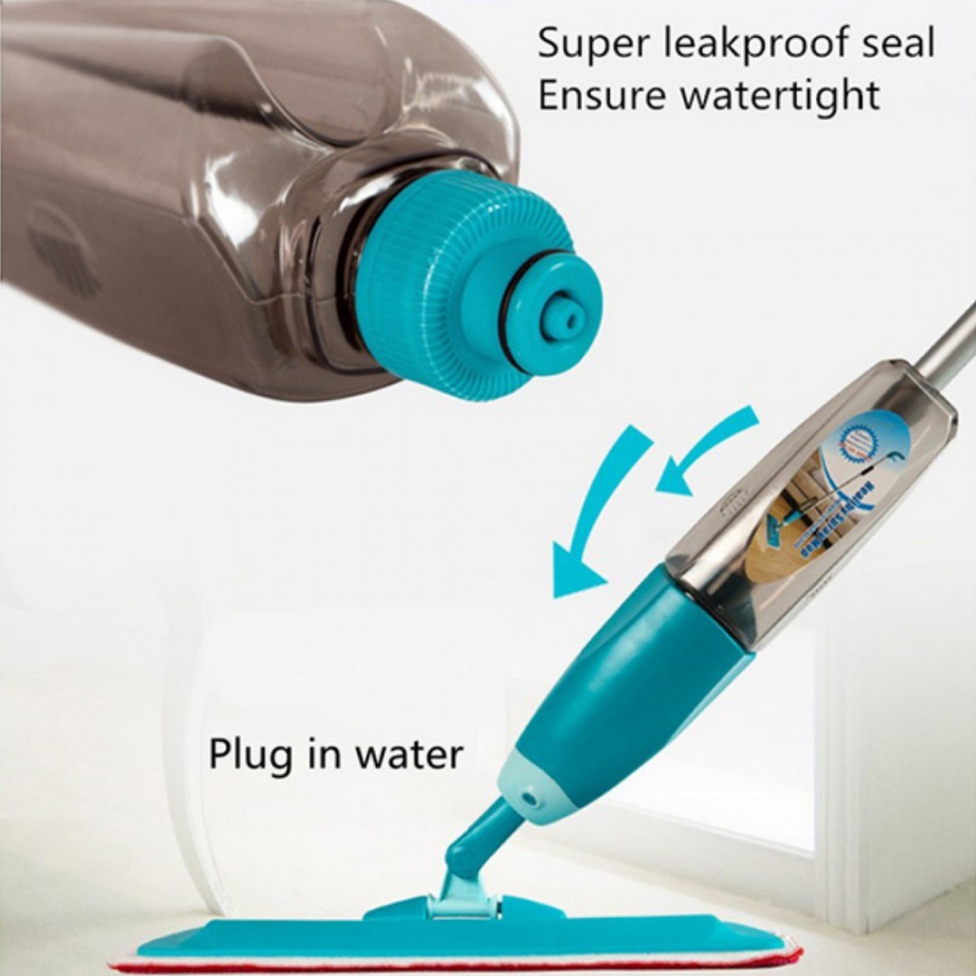 Σφουγγαρίστρα - Παρκετέζα με σπρέι ψεκασμού και μικροΐνες - Healthy Spray Mop