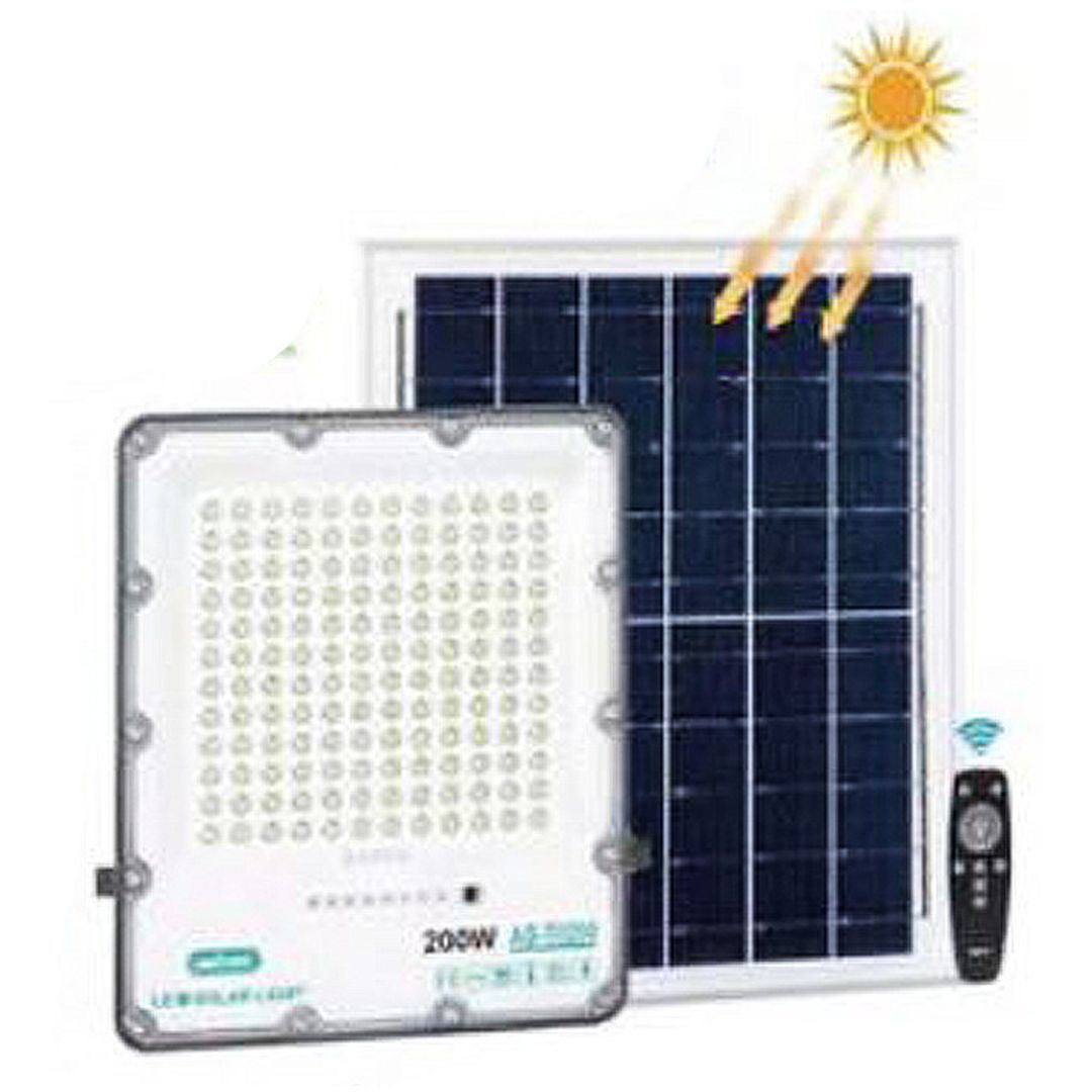 Aerbes Ηλιακός Προβολέας LED 200W με Τηλεχειριστήριο AB-T0200