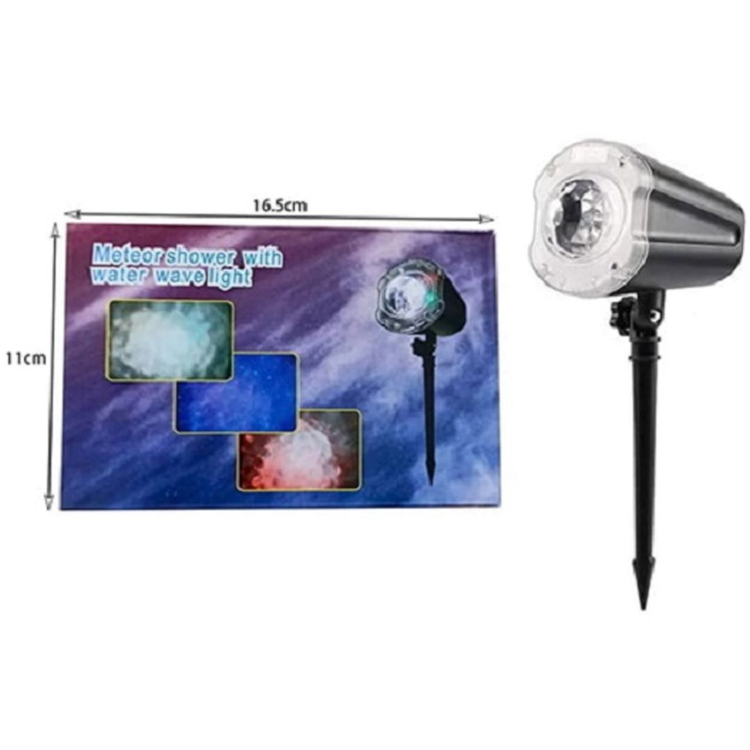 Εορταστικός προβολέας LED με εφέ βροχή μετεωριτών & κύμα νερού και τηλεχειριστήριο BL-SC510-01