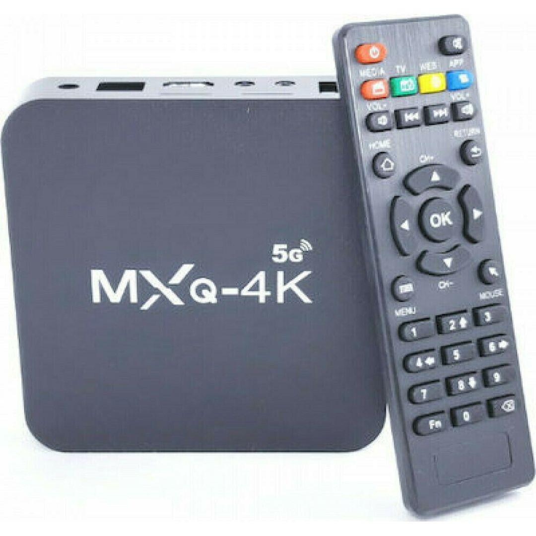 TV Box MXQ 4K 5G 4K UHD με WiFi USB 2.0 4GB RAM και 32GB Αποθηκευτικό Χώρο με Λειτουργικό Android