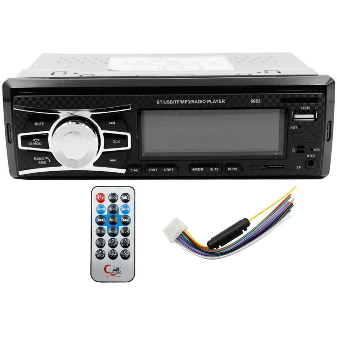 Ηχοσύστημα Αυτοκινήτου 1 DIN Bluetooth με Οθόνη USB – AUX – SD και Τηλεχειριστήριο MY-6083 Μαύρο