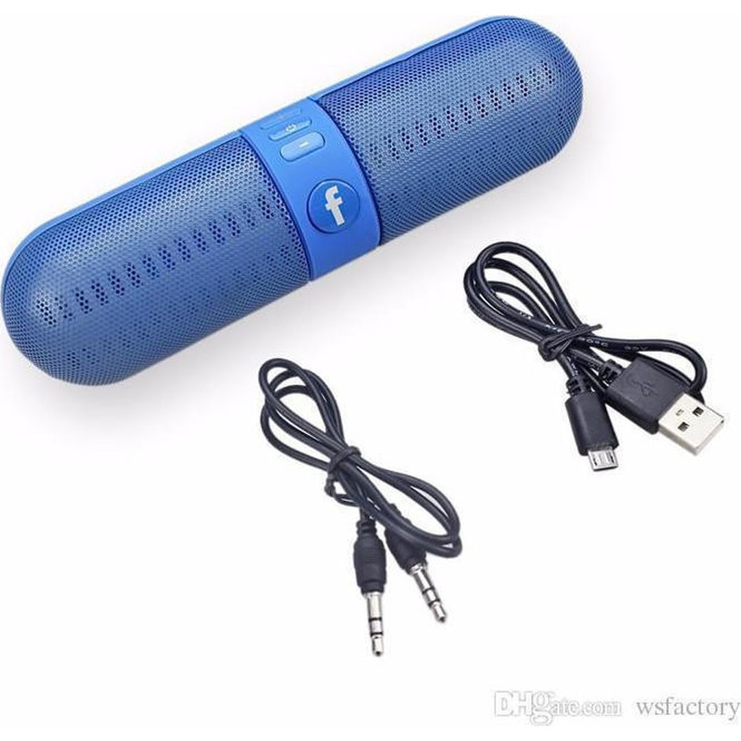 BT808 Ηχείο Bluetooth 3W με Ραδιόφωνο Μπλε