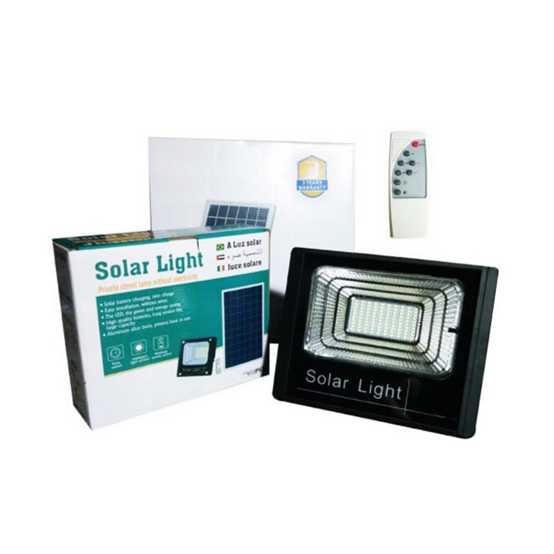 Αδιάβροχος ηλιακός προβολέας LED 100W με χρονοδιακόπτη  Solar light JD-8800