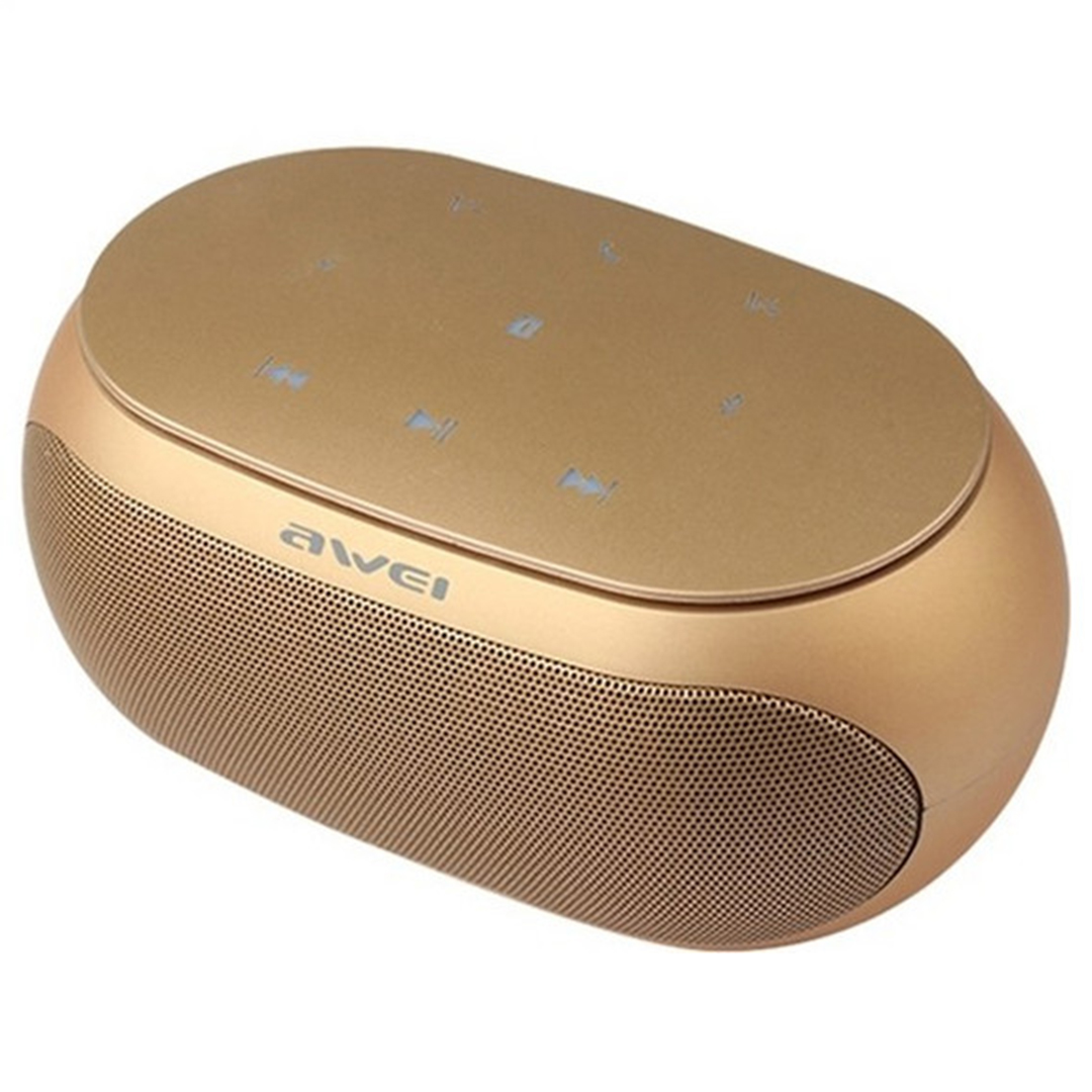 Ηχείο Bluetooth 9W με 8 ώρες λειτουργίας Awei Y200 σε χρυσό χρώμα