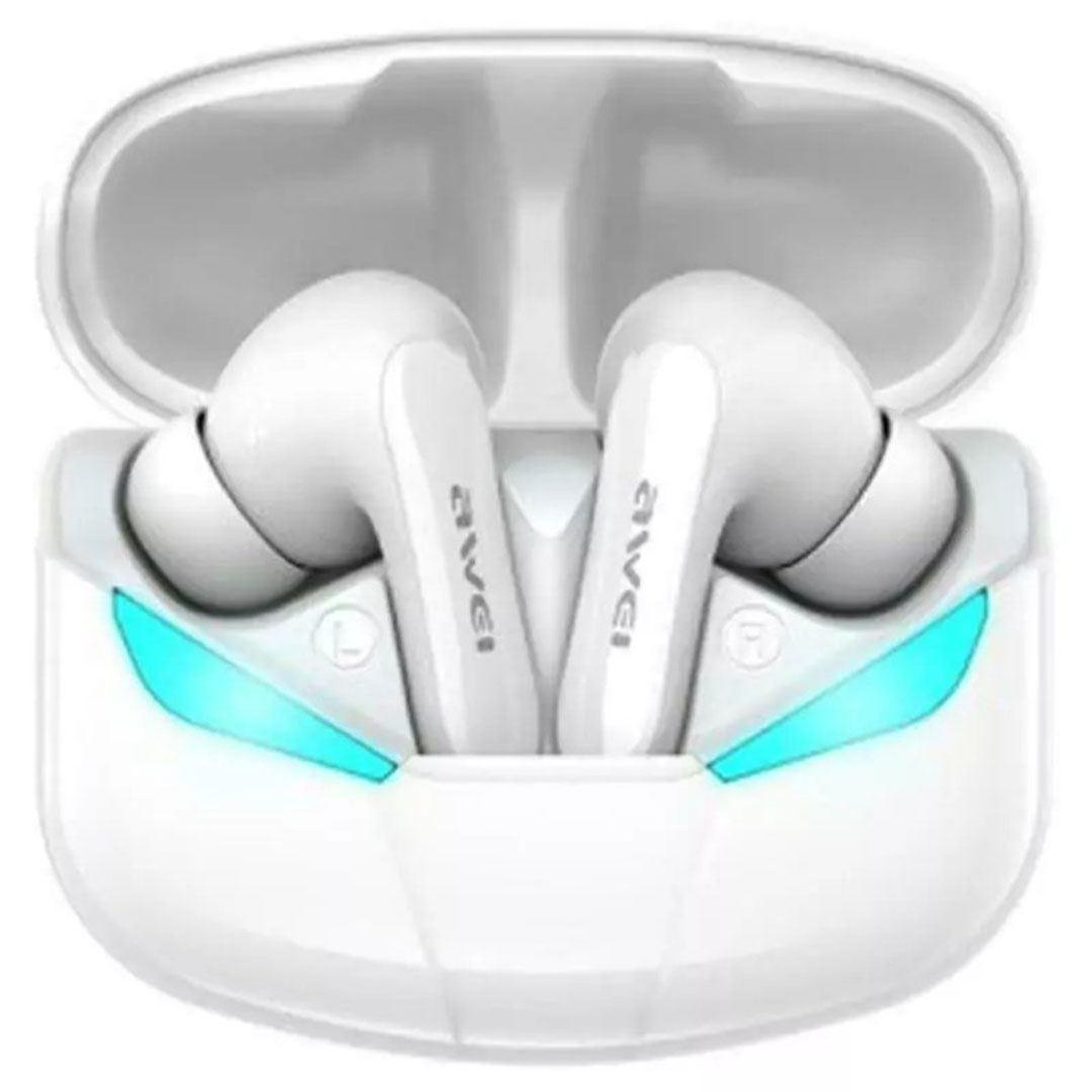 Ακουστικά TWS Bluetooth με βάση φόρτισης Awei T35 λευκά
