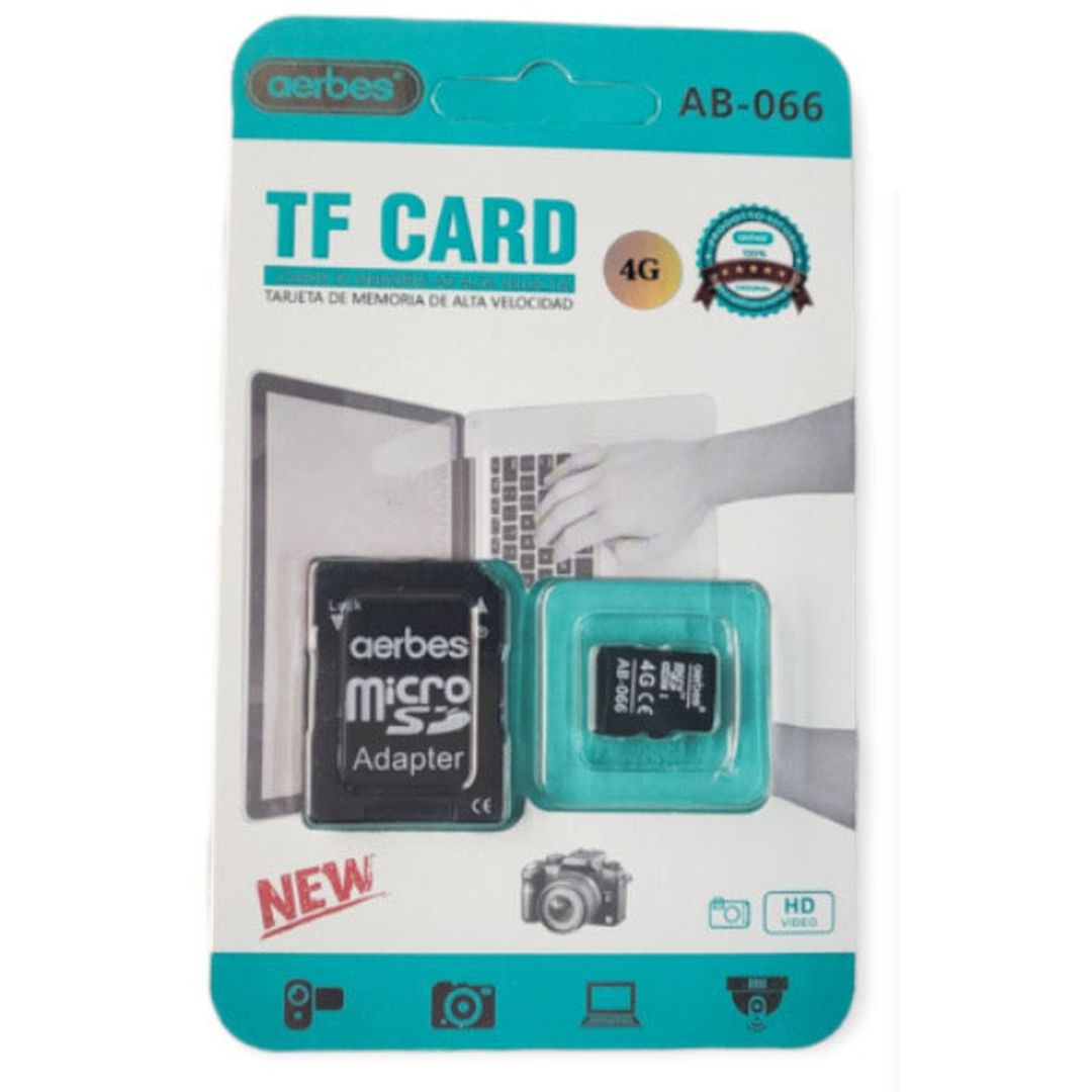 Aerbes AB-S066 microSDHC 4GB με αντάπτορα