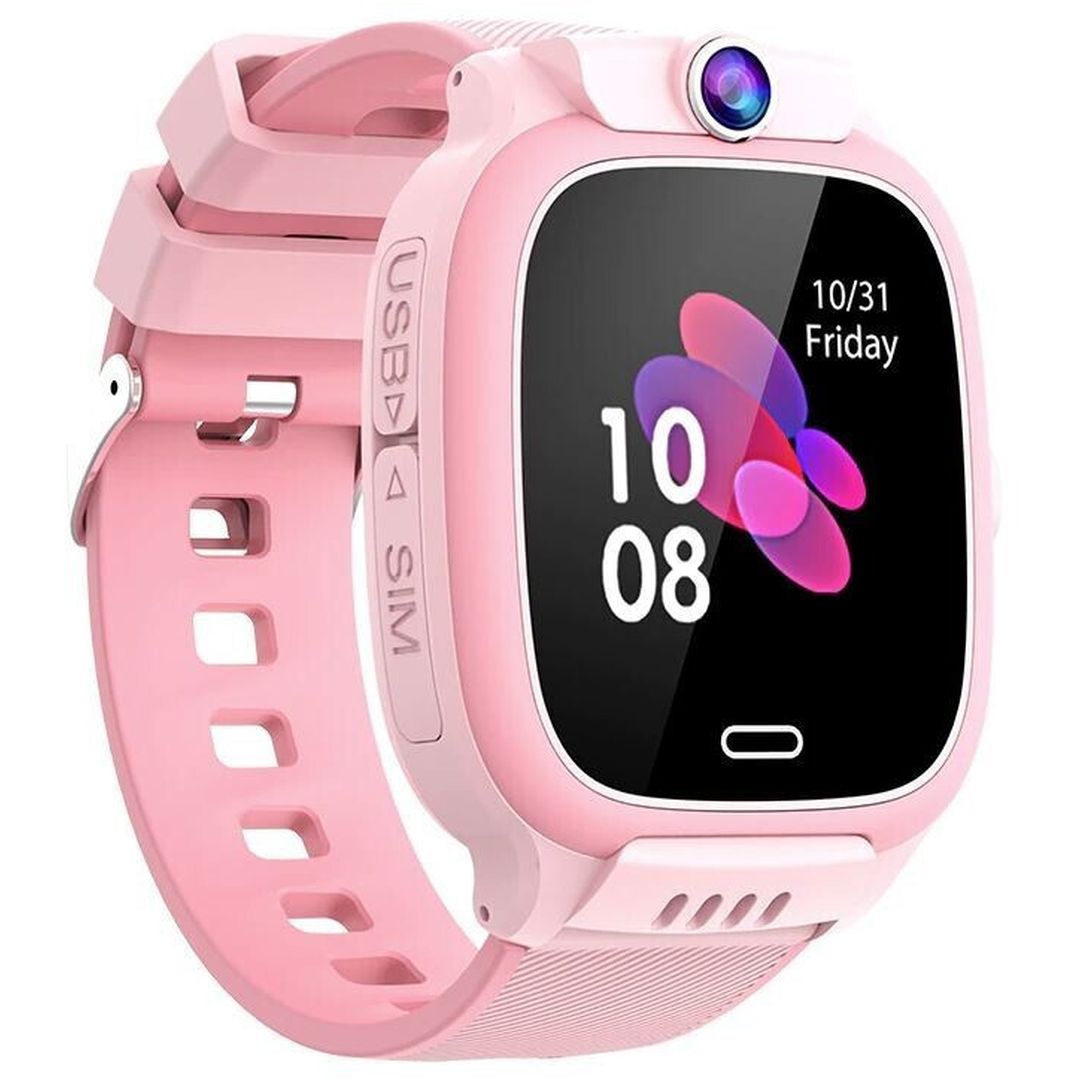 Y31 Παιδικό Smartwatch με Λουράκι από Καουτσούκ/Πλαστικό Ροζ