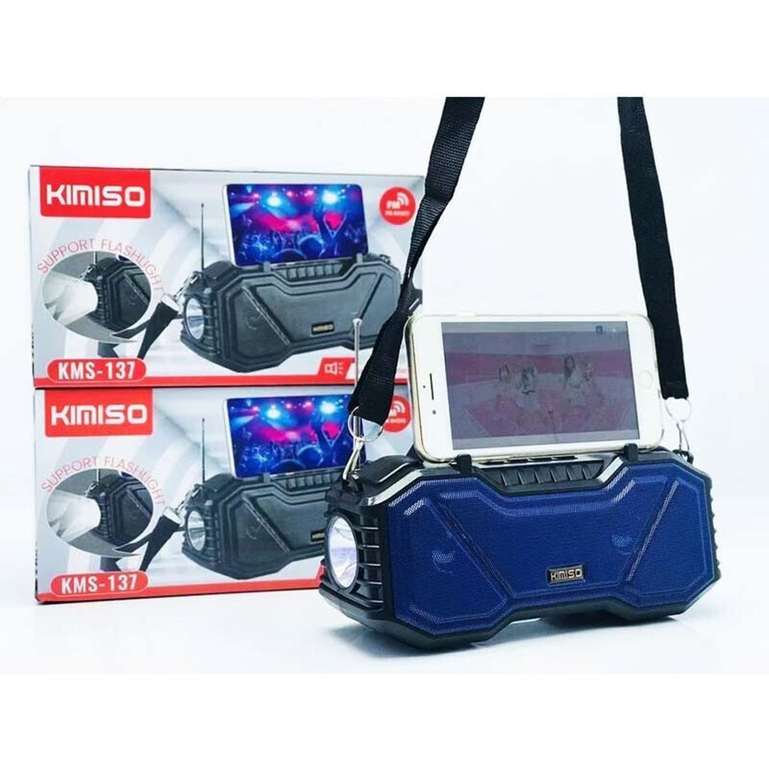 Kimiso KMS-137 Ηχείο Bluetooth 10W με Ραδιόφωνο Μπλε