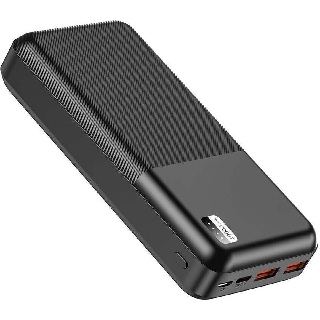 XiPiN PX722 Power Bank 20000mAh 22.5W με 2 Θύρες USB-A και Θύρα USB-C Power Delivery / Quick Charge 3.0 Μαύρο