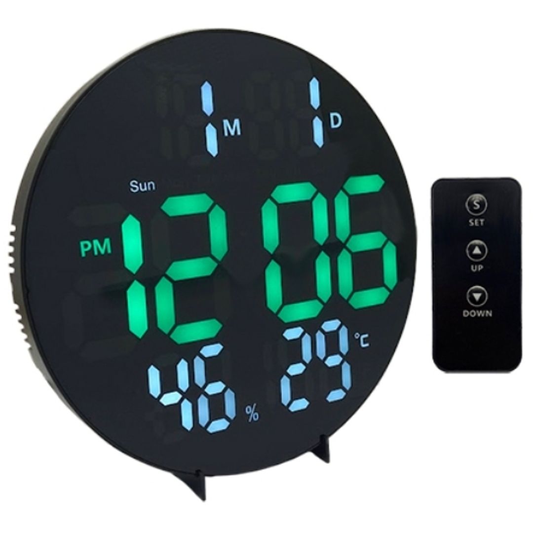 Ψηφιακό Ρολόι Επιτραπέζιο Led Μαύρο DS-3813l