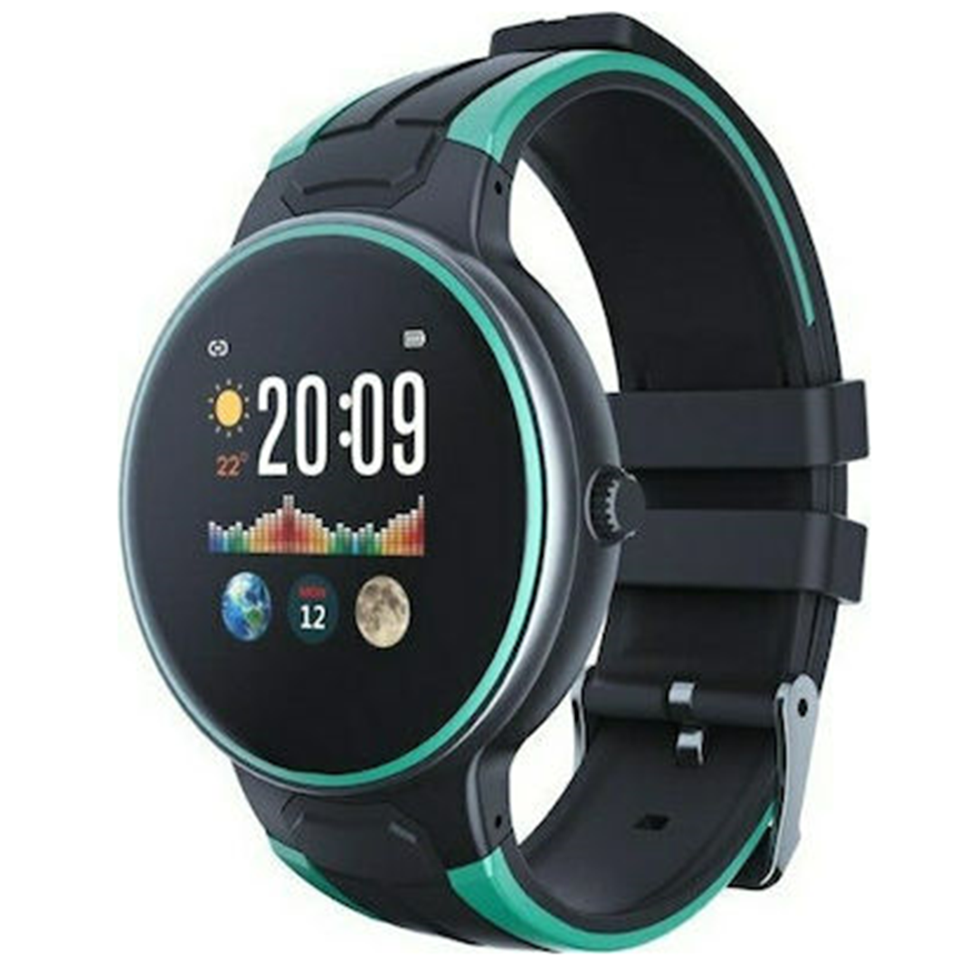 Z8 smartwatch ECG, heart rate, calls reminder, IP68, android, iOS σε πράσινο χρώμα