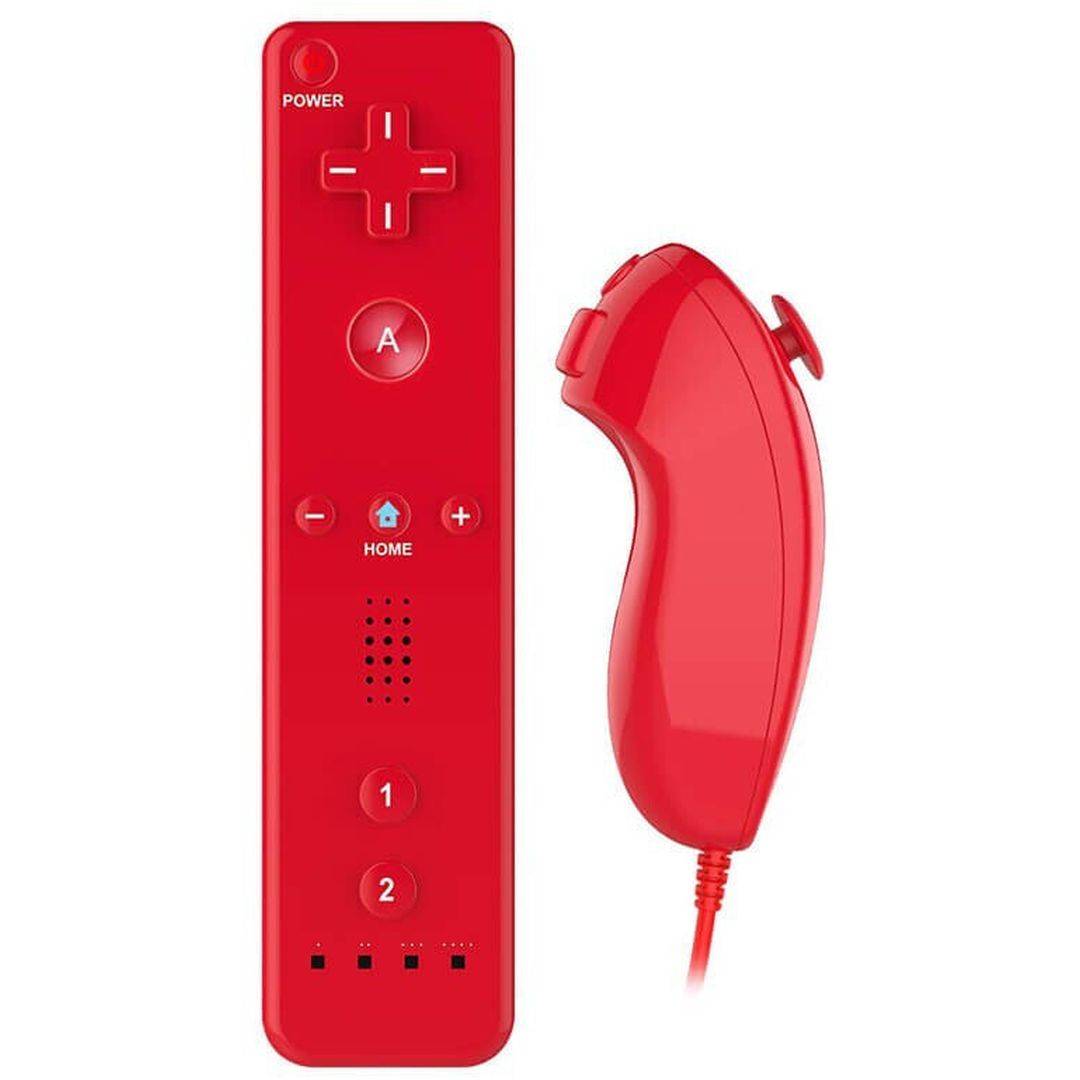 Remote Plus & NunChuck Pack Ασύρματο Gamepad για Wii TS02632-4 Κόκκινο