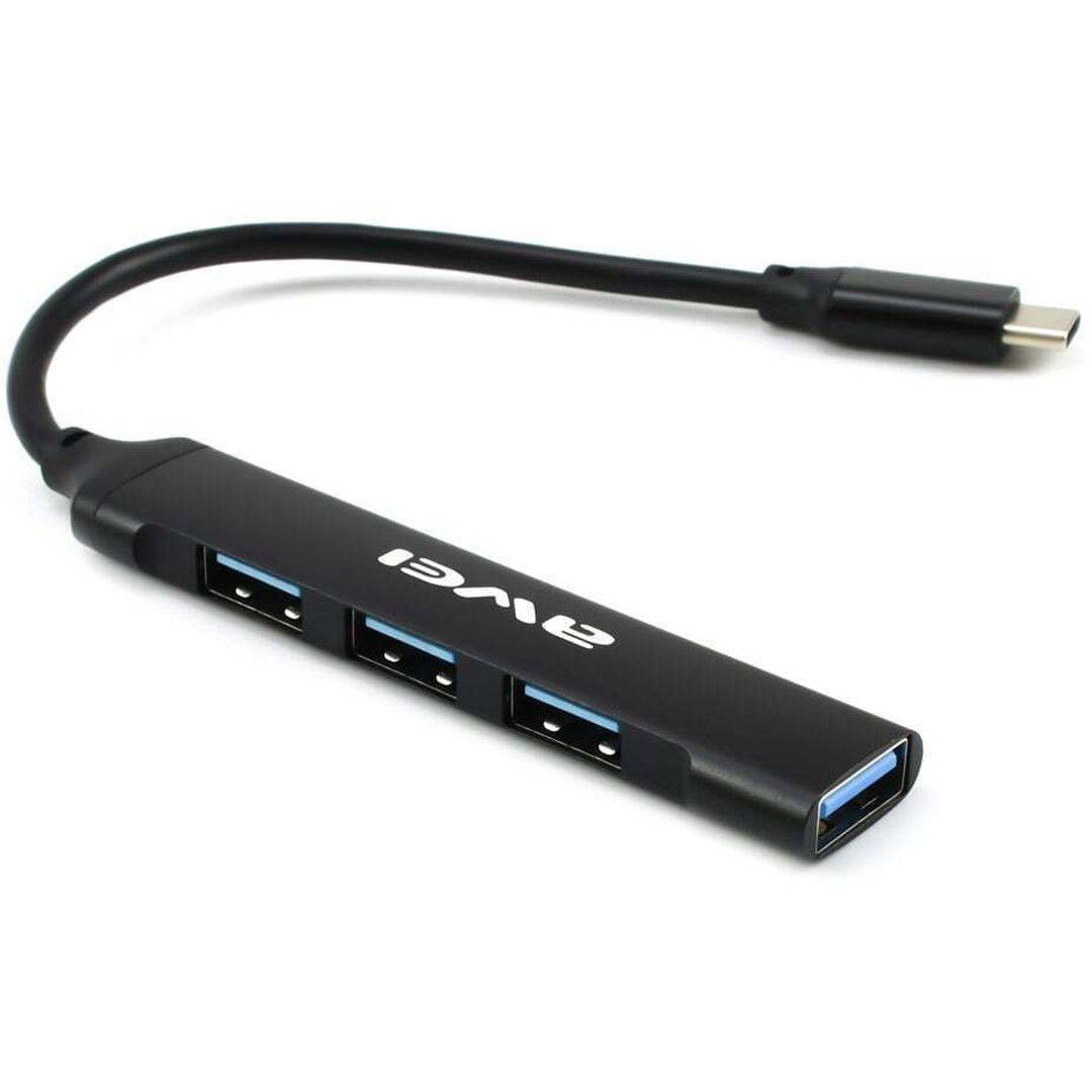 Awei CL-150T USB 2.0 Hub 4 Θυρών με σύνδεση USB-C