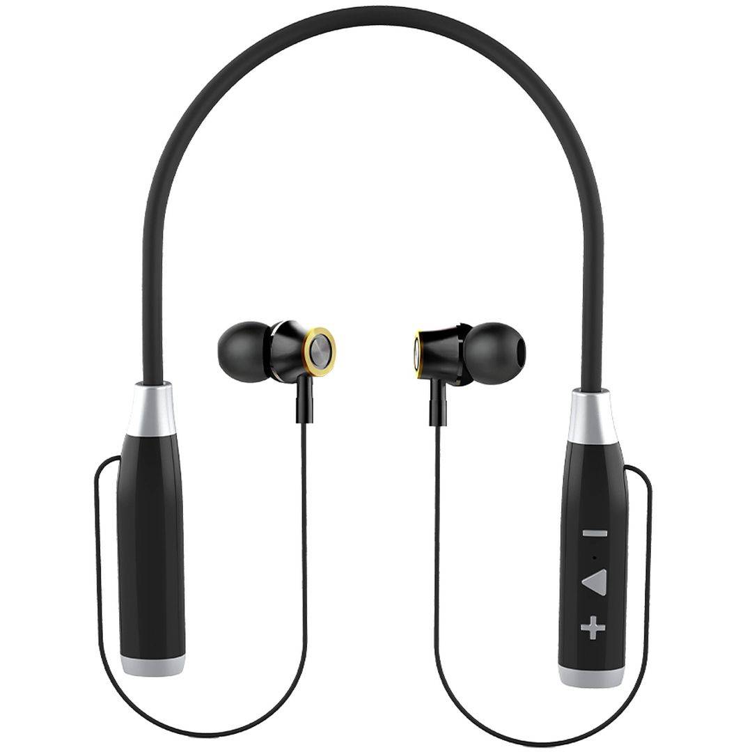 Leewello LW-201 In-ear Bluetooth Handsfree Ακουστικά με Αντοχή στον Ιδρώτα Μαύρα