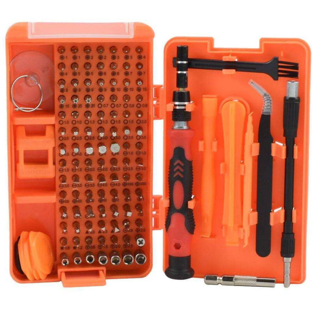 Andowl Q-LS9807 Κασετίνα με 115 Εργαλεία Πορτοκαλί