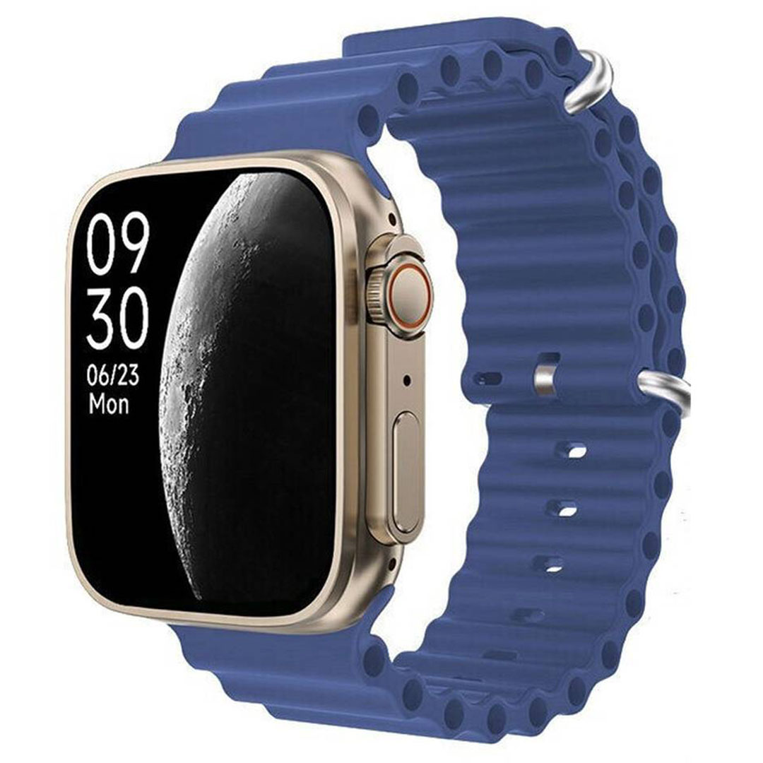 S9 Ultra Smartwatch με Παλμογράφο (Μπλε)