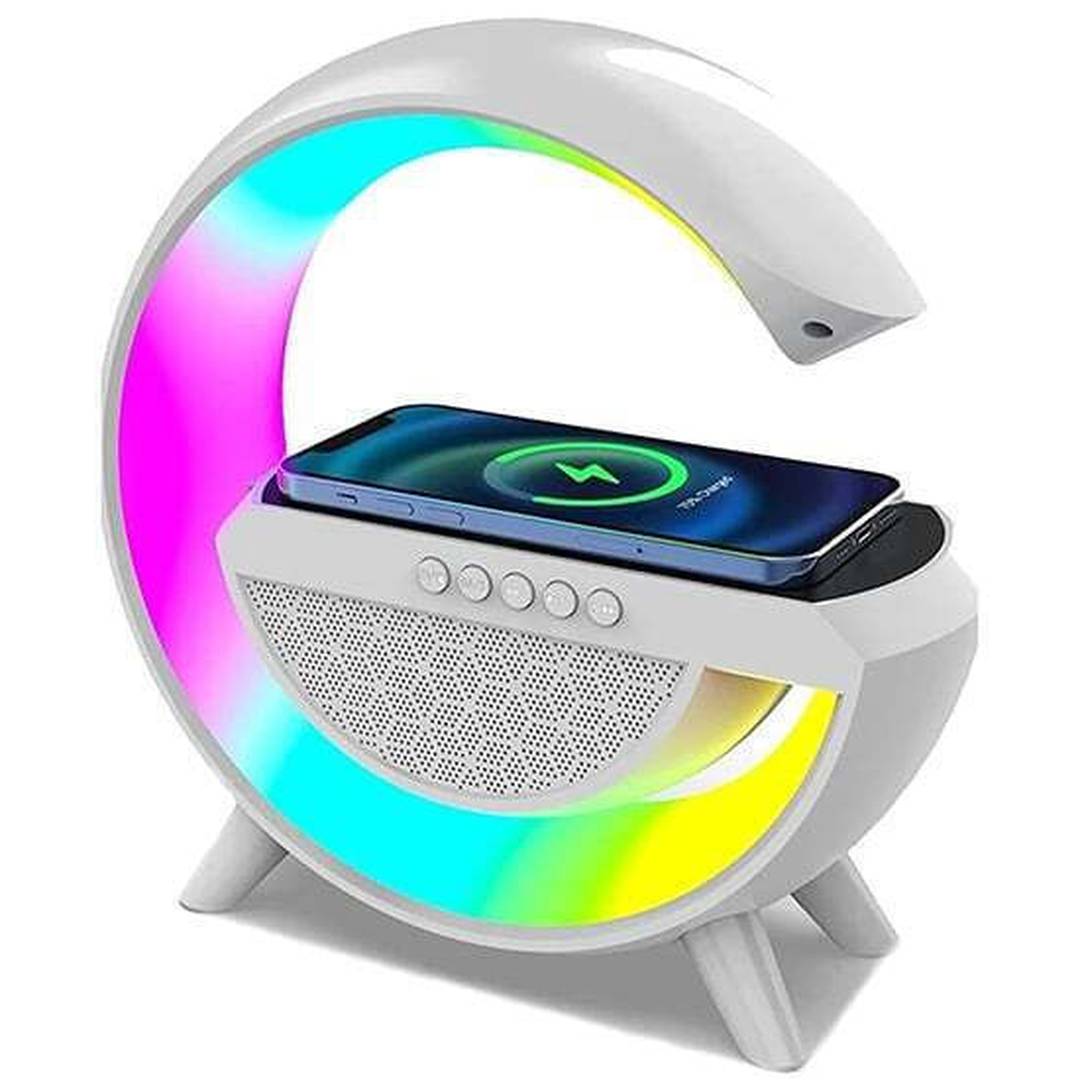 Bluetooth Επιτραπέζιο Διακοσμητικό Φωτιστικό LED σε Λευκό Χρώμα GET-ΒΤ-2301-W-OEM