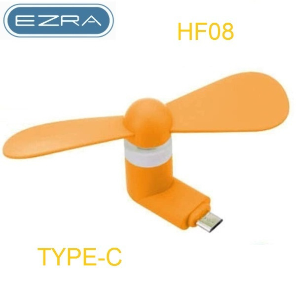 Ezra HF-08 Type-C Ανεμιστηράκι Κινητού Πορτοκαλί