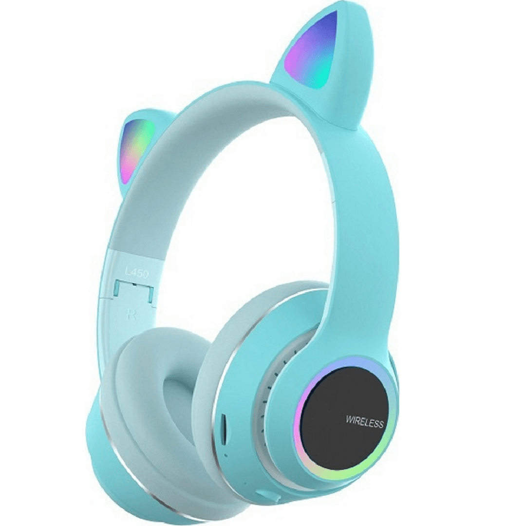 Ασύρματα, ενσύρματα ακουστικά over ear CAT L450 σε γαλάζιο χρώμα