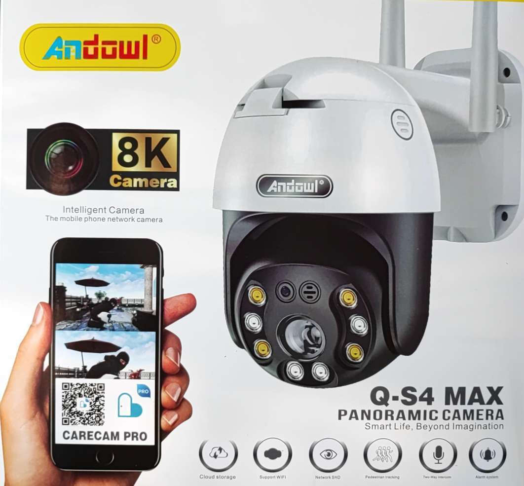 Andowl Q-S4 Max IP Κάμερα Παρακολούθησης Wi-Fi 3MP Full HD+ Αδιάβροχη με Μικρόφωνο