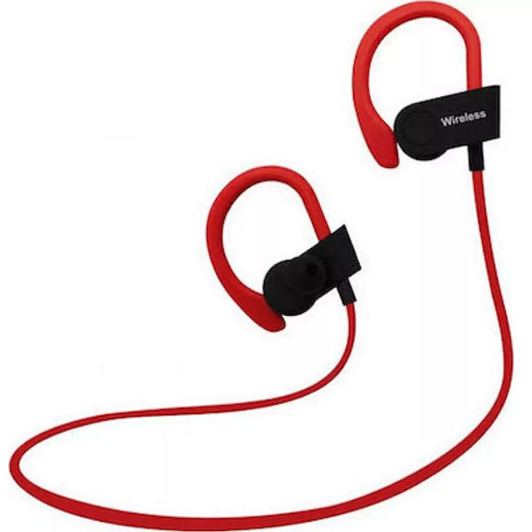 In-ear bluetooth handsfree ακουστικά EZRA BW-10 κόκκινο