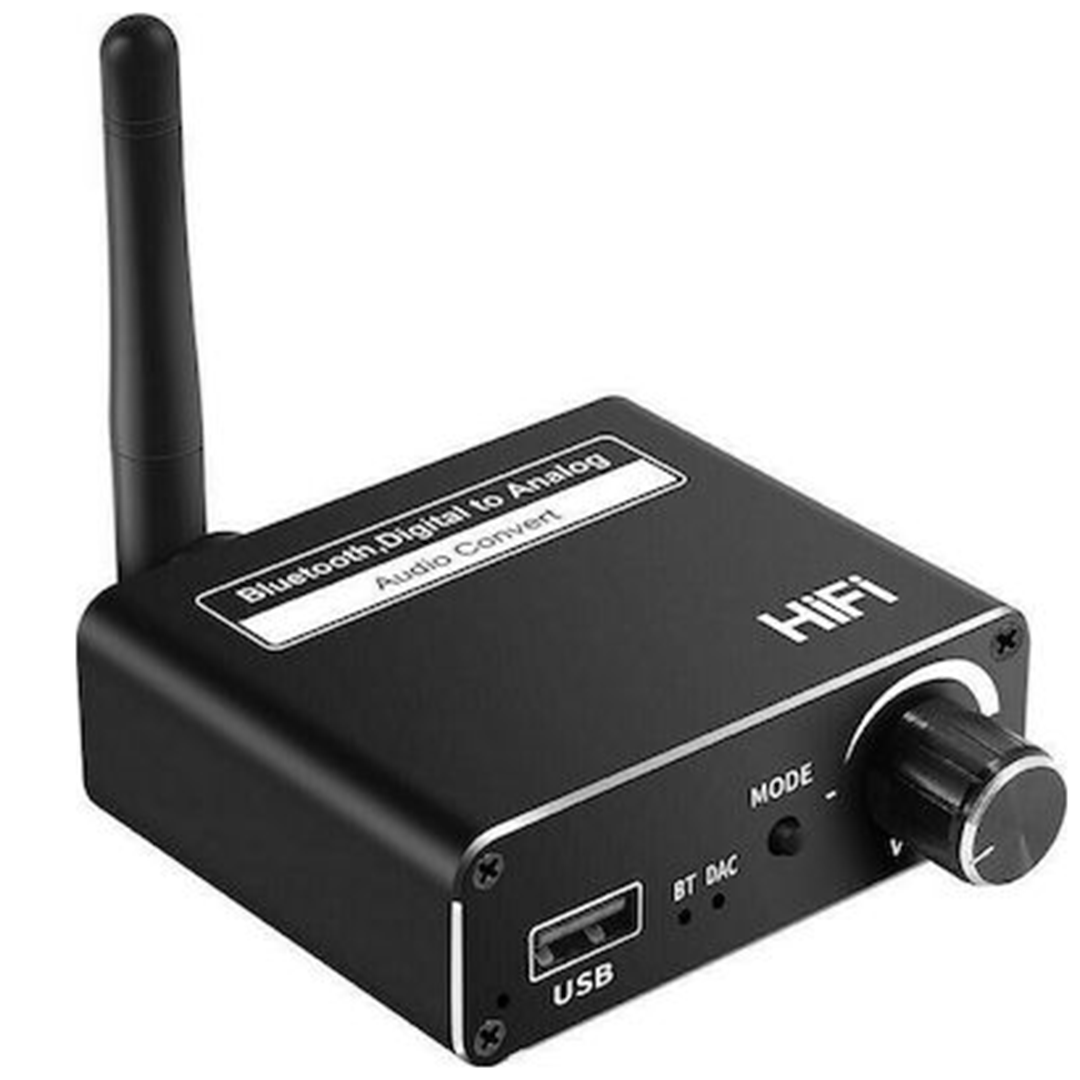 Δέκτης bluetooth 5.0/USB και μετατροπέας ψηφιακού ήχου σε αναλογικό Audio Converter D18 Andowl Q-T231