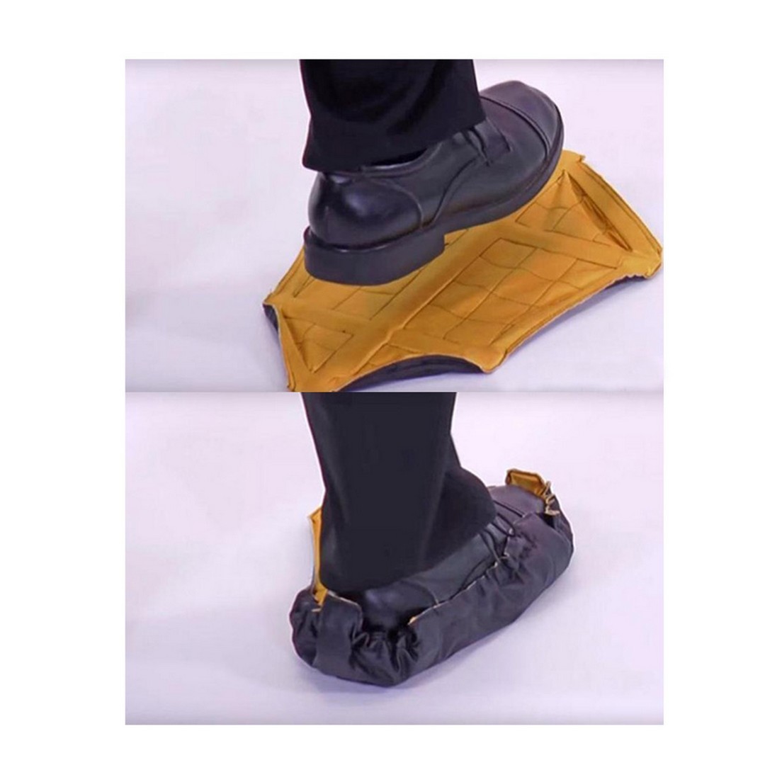 Προστατευτικό κάλυμμα παπουτσιών που τυλίγεται αυτόματα γύρω από τα παπούτσια