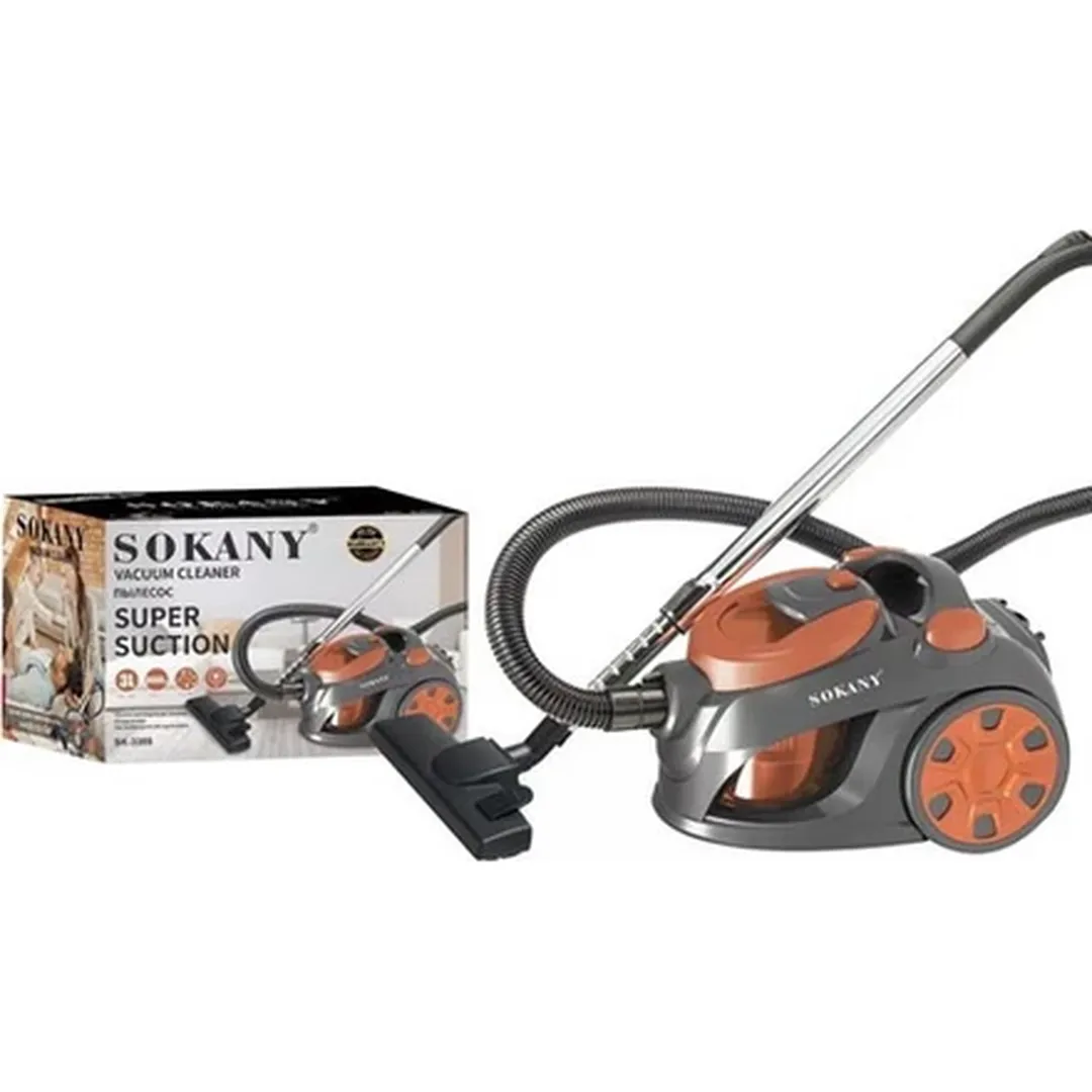 Sokany SK-3388 Ηλεκτρική Σκούπα 3000W χωρίς Σακούλα 3lt